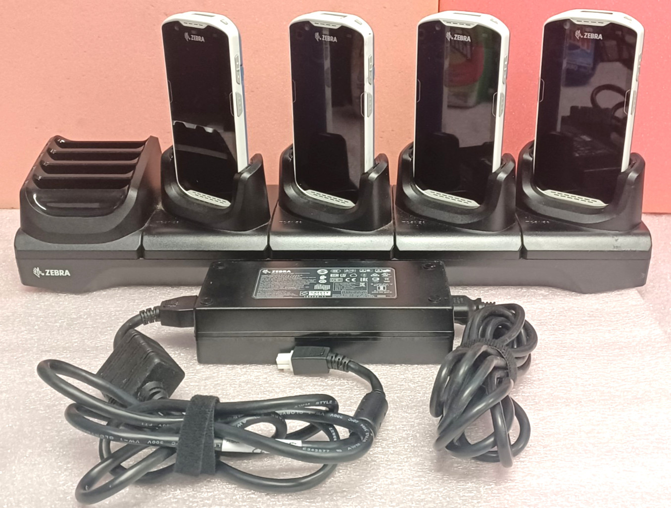4 Zebra TC510K Hand Held Computer/Scanner w/ Batteries & Charger TC510K-2HDZU4P