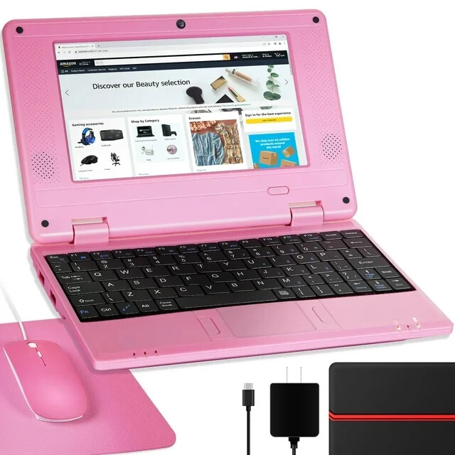 7'' Laptop Computer Quad Core Powered by Android 12.0 Netbook with Wifi for Kid