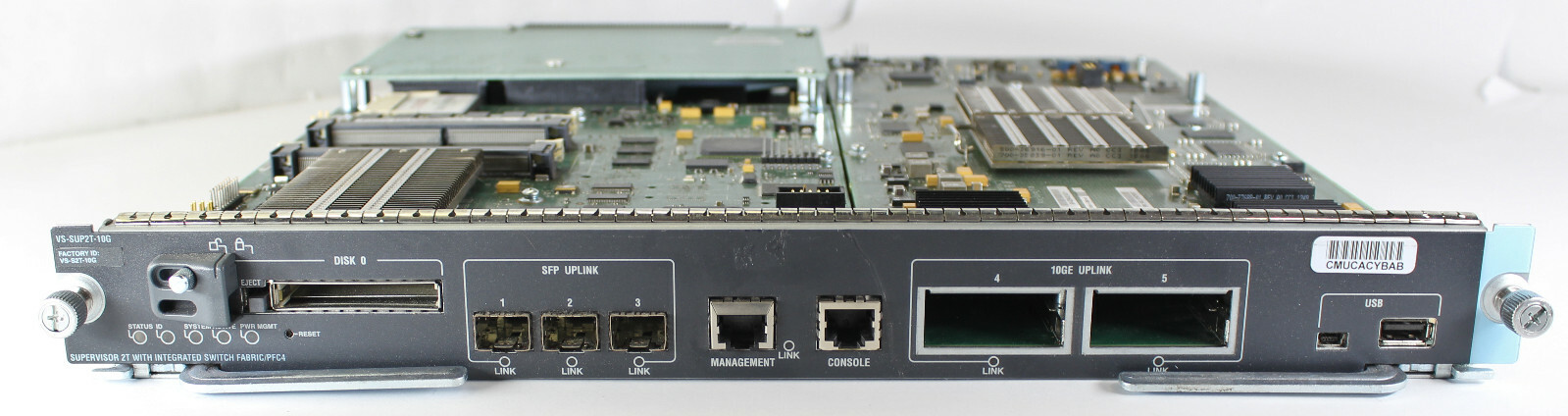 Cisco VS-SUP2T-10G Supervisor 2T Module w/ Integrated Switch Fabric/PFC4 