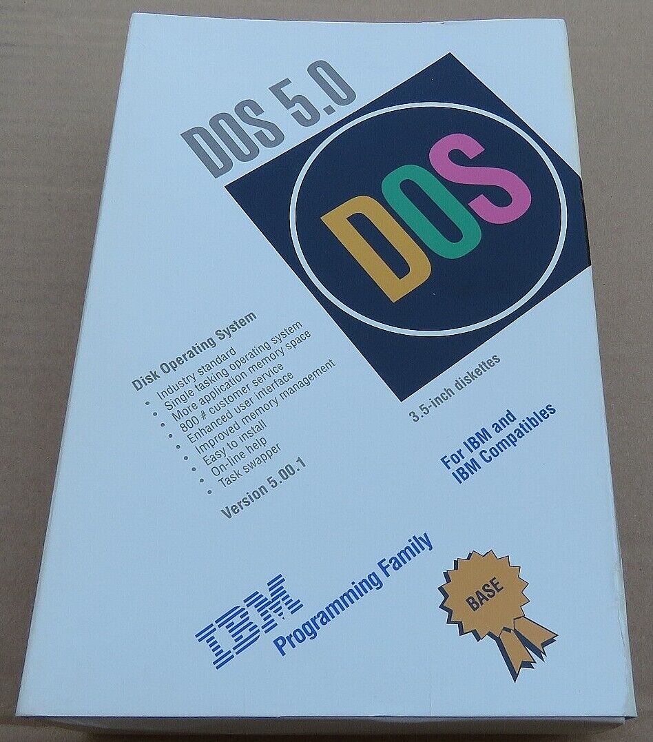 IBM  DOS OPERATING SYSTEM 5.0 USERS GUIDE /REFERENCE/ GETTING STARTED NO DISKS