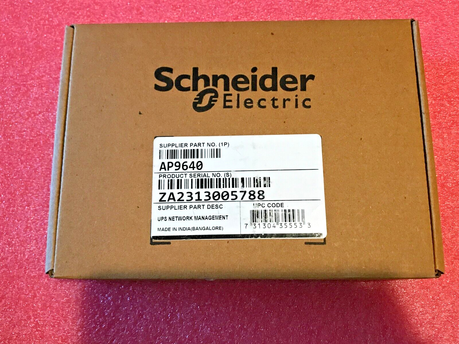 New AP9640 APC Schneider Electric UPS Network Management Adapter