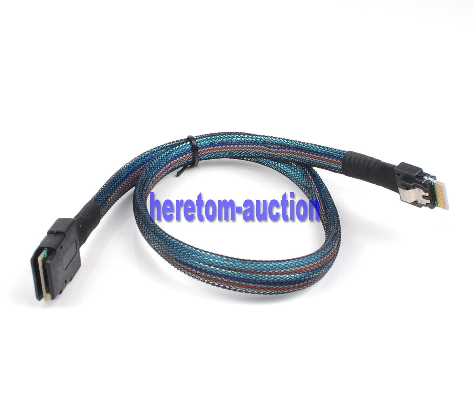 SLIM SAS SF-8654 4I 38Pin to MINI SAS 8087 36Pin server connection Cable 50cm