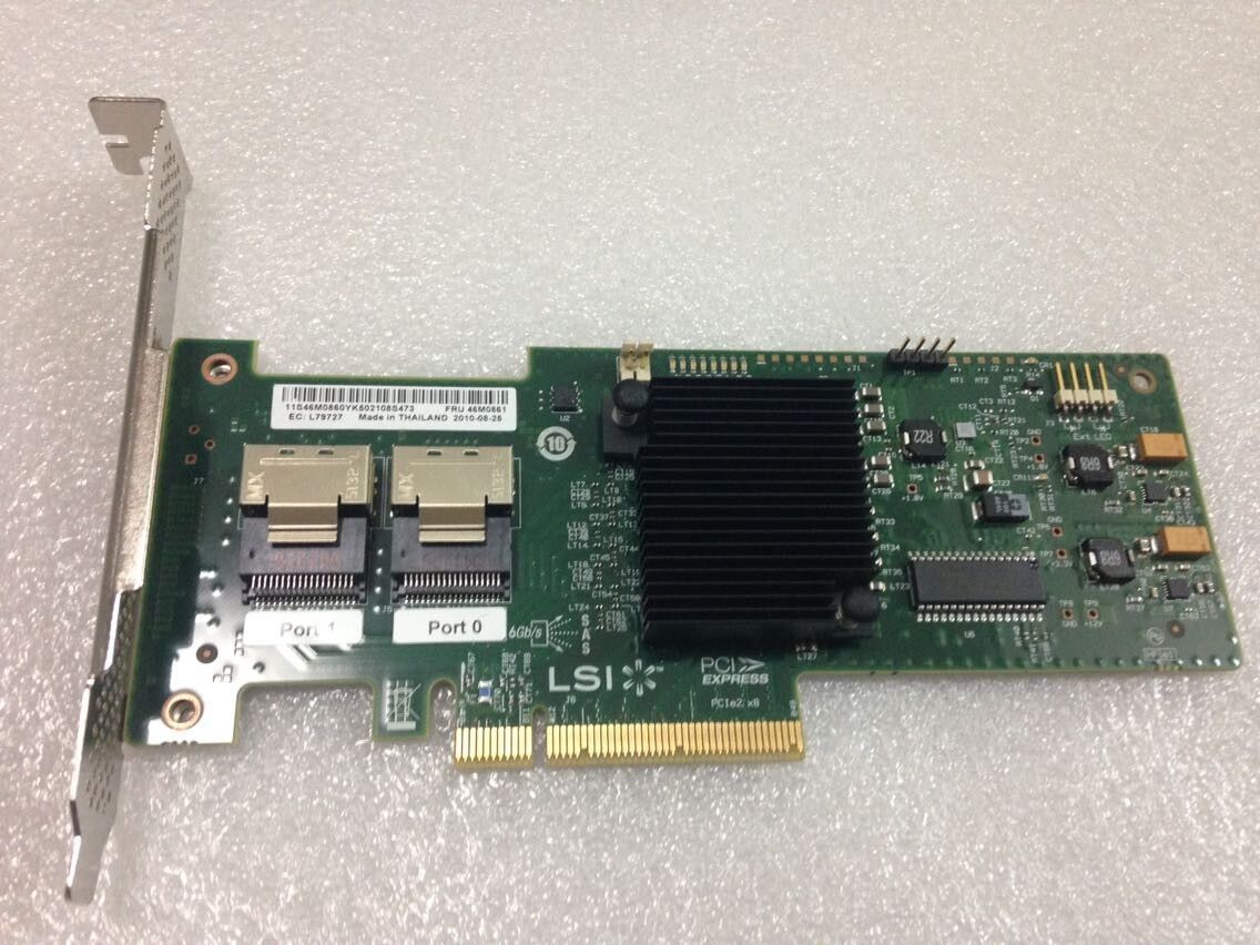 IBM ServeRaid M1015 46M0861 SAS/SATA PCI-e RAID Controller = LSI SAS9220-8i