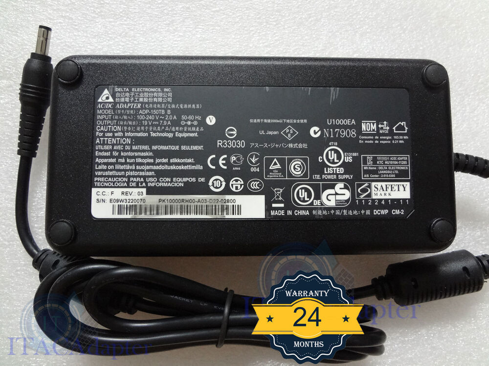 NEW Original OEM Delta 19V 7.9A 150W ADP-150TB B for MSI GX780-011US AC Adapter
