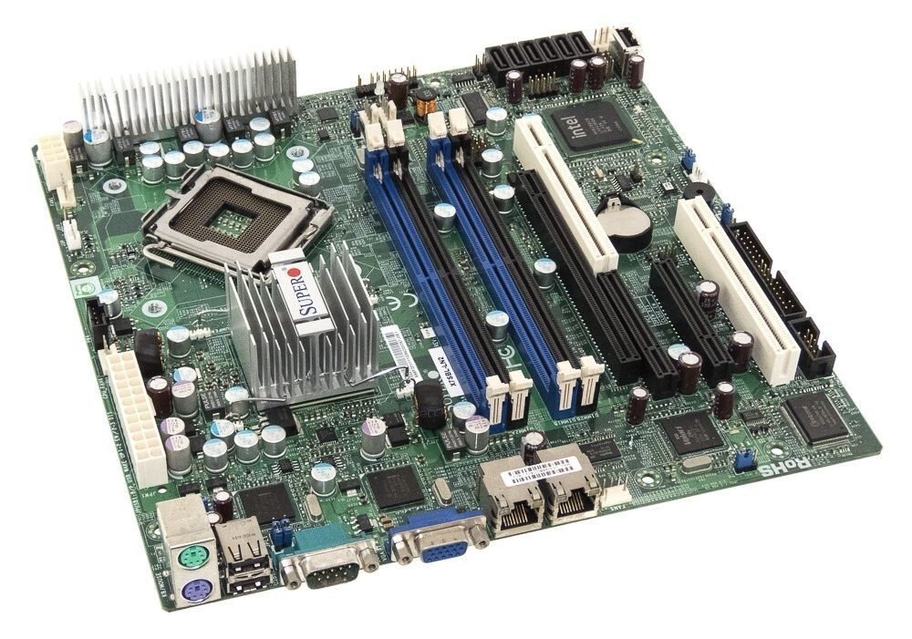 MOTHERBOARDS SUPERMICRO X7SBL-LN2 SOCKET 775 DDR2 2XRJ-45 PCI-E VGA 2xUSB