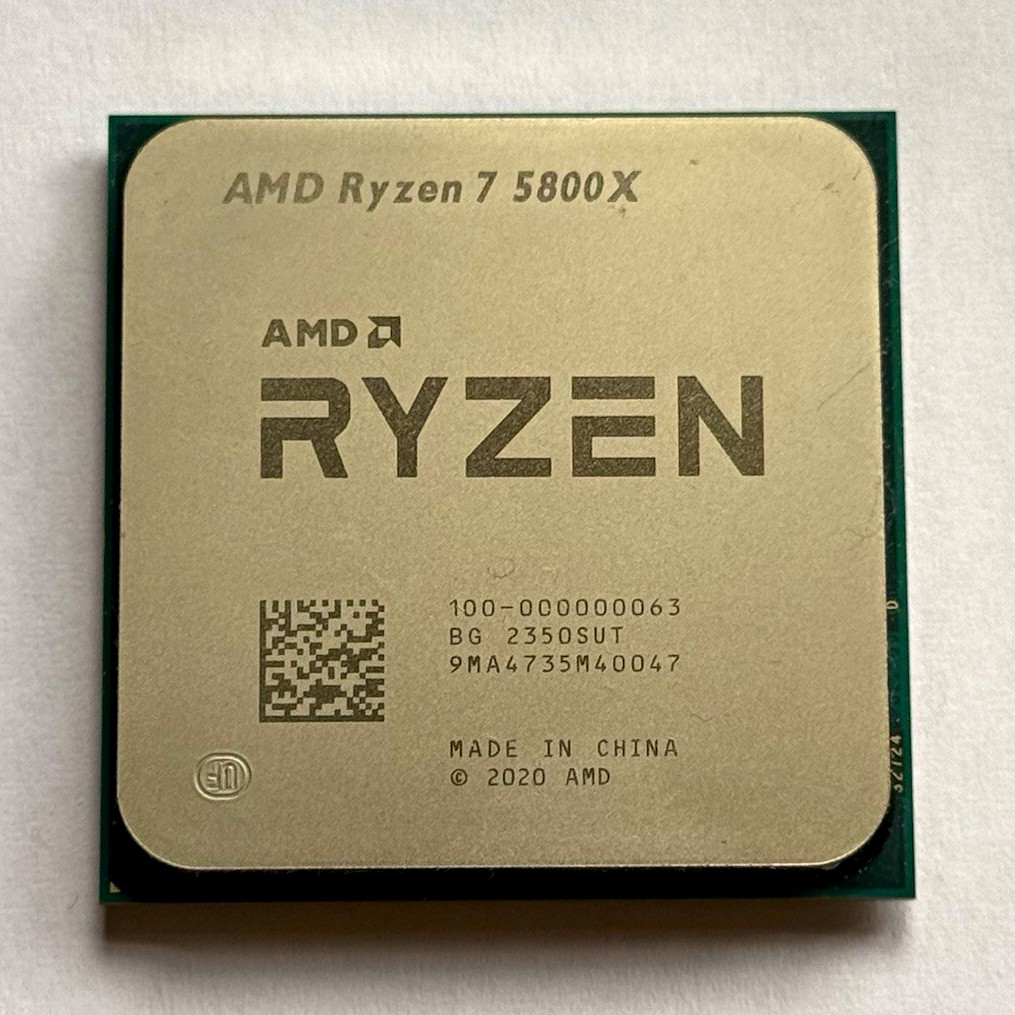 AMD Ryzen 7 5800X 8-Core Socket AM4 CPU 3.8GHz MPN 100-000000063