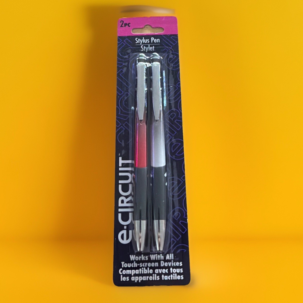 E-CIRCUIT UNIVERSAL TOUCH-SCREEN STYLUS PENS FOR ALL DEVICES NEW 2pcs