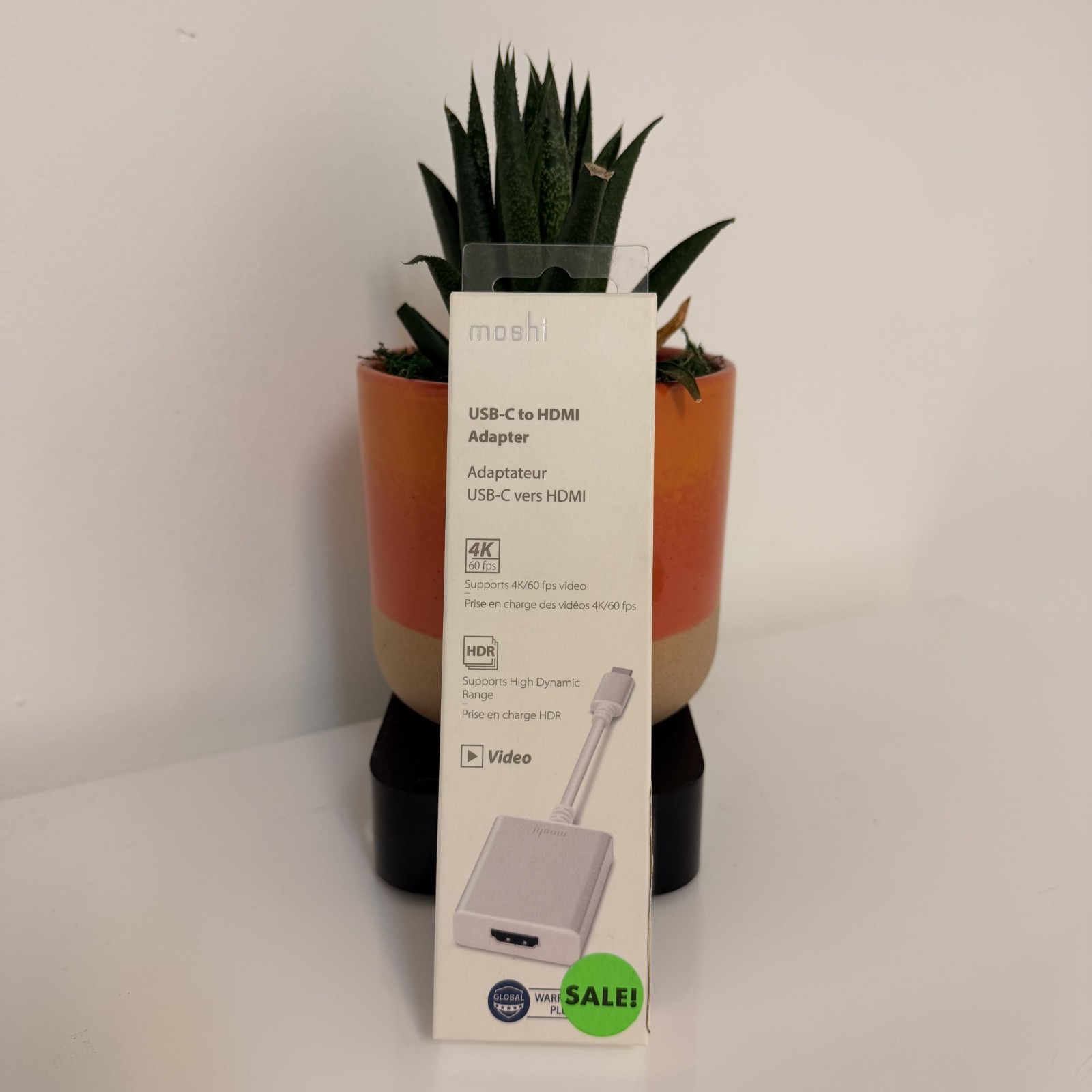 New Moshi USB-C to HDMI Adapter 1080p HD and 4K UHD up to 60 FPS 99MO084202