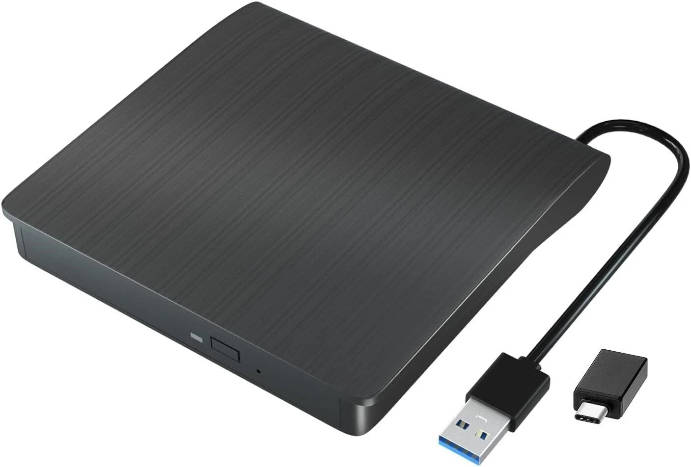 2024 External CD DVD RW Drive USB 3.0 Writer Burner Player Black For Laptop PC