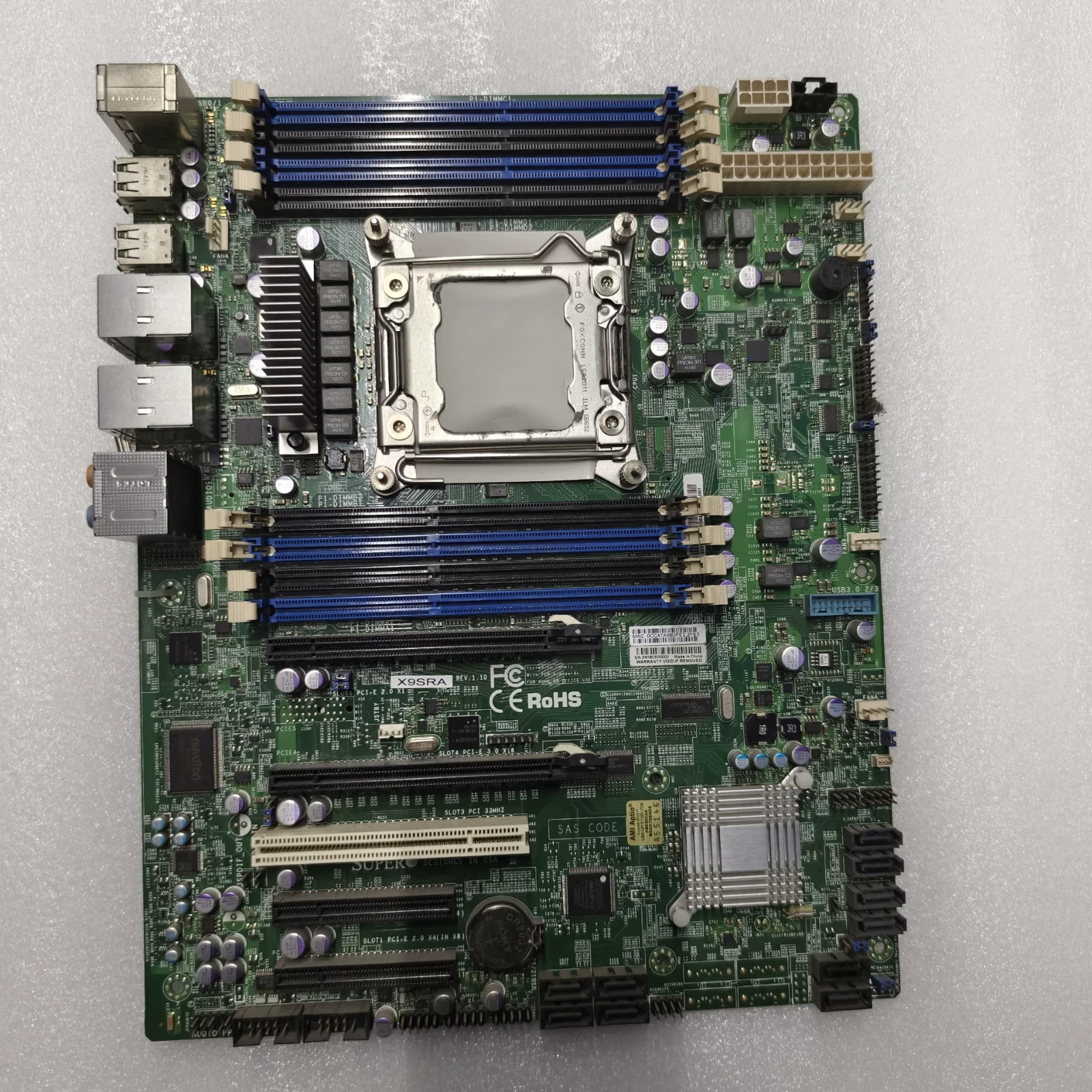 Supermicro X9SRA Single socket R LGA2011 DDR3 Server Motherboard