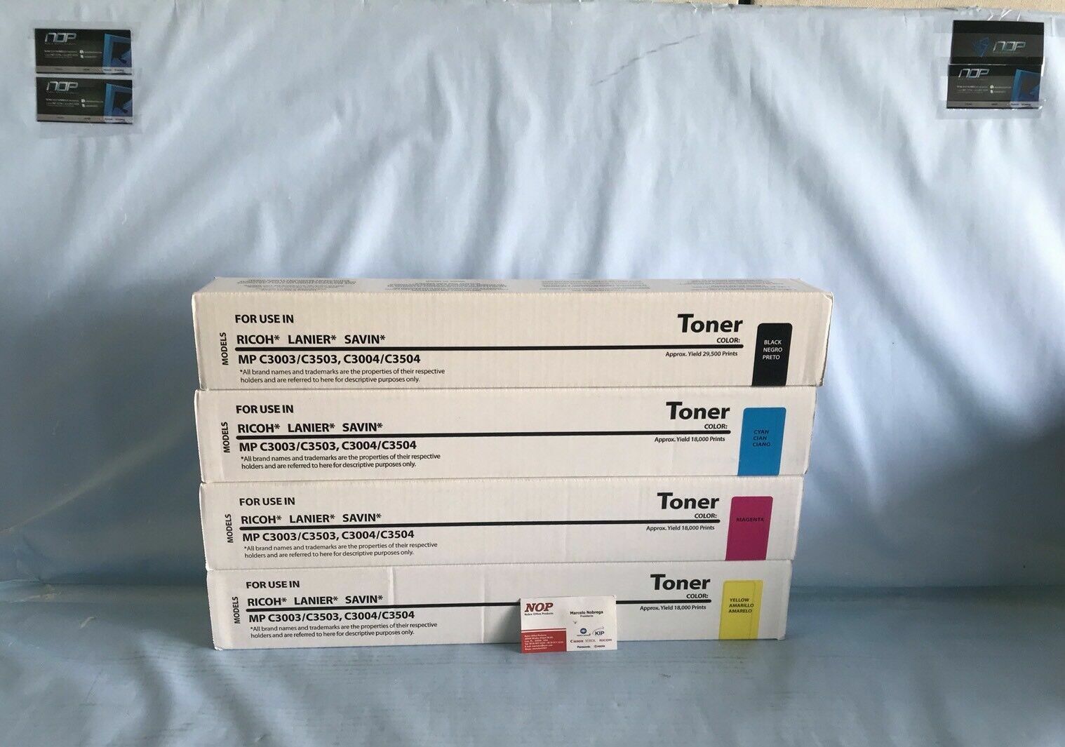 4 TONER Ricoh 841813 841814 841815 841816 MP C3003 PC3004 PC3503 PC3504 