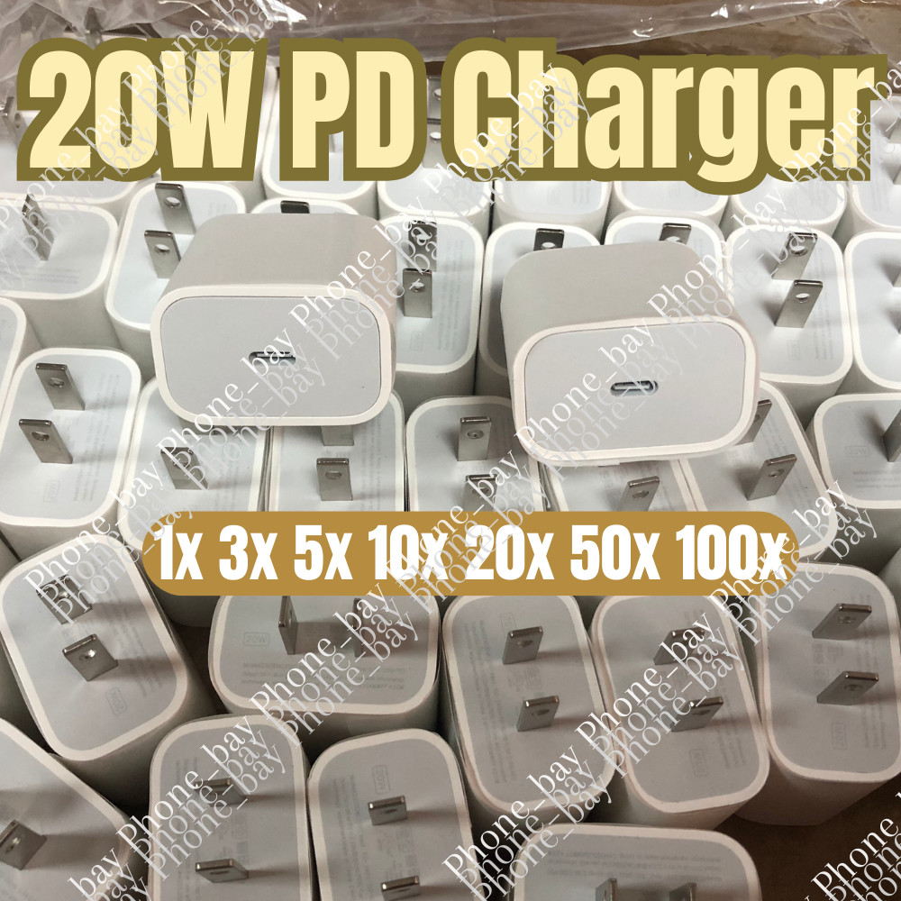 Lot 20W USB Type C Power Adapter Fast Charger Cube Block For iPhone iPad Android