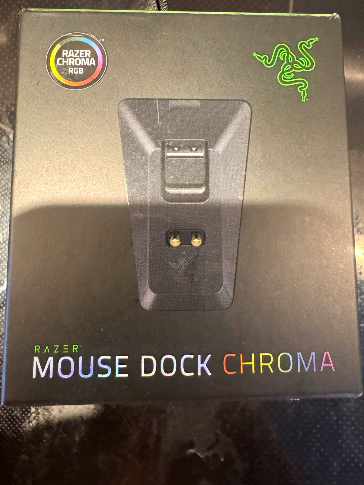 Razer Mouse Dock Chroma RGB LED USB Charging Dock Station, Black