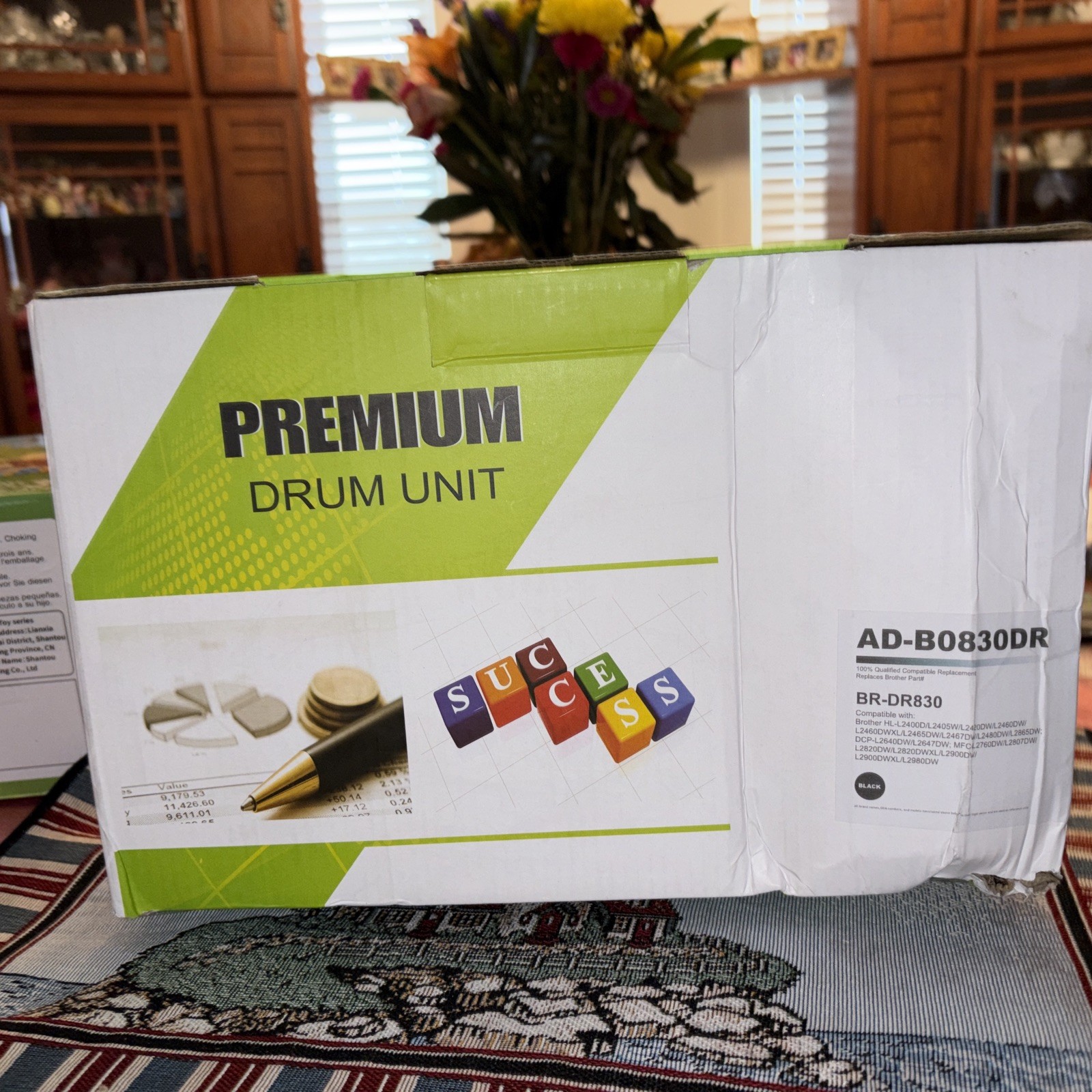AD-0830DR Premium Drum Kit. Compatible with BR-DR830 Digital Drum Machine