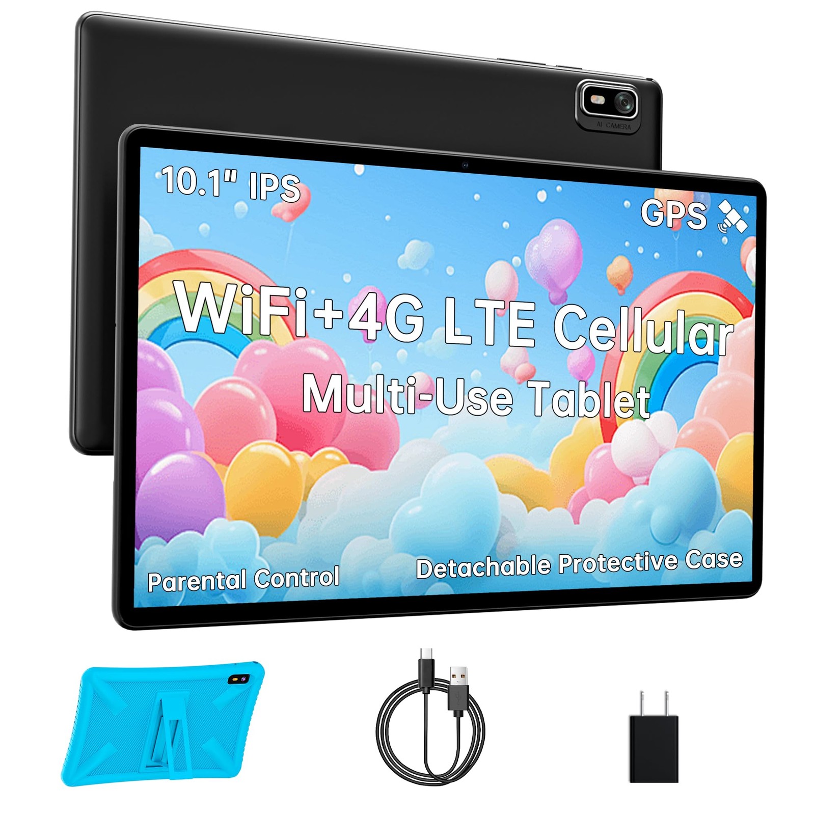 10 inch Android 14, 4G SIM Unlocked, Kid with SIM Card Slot, IPS Touch Screen...