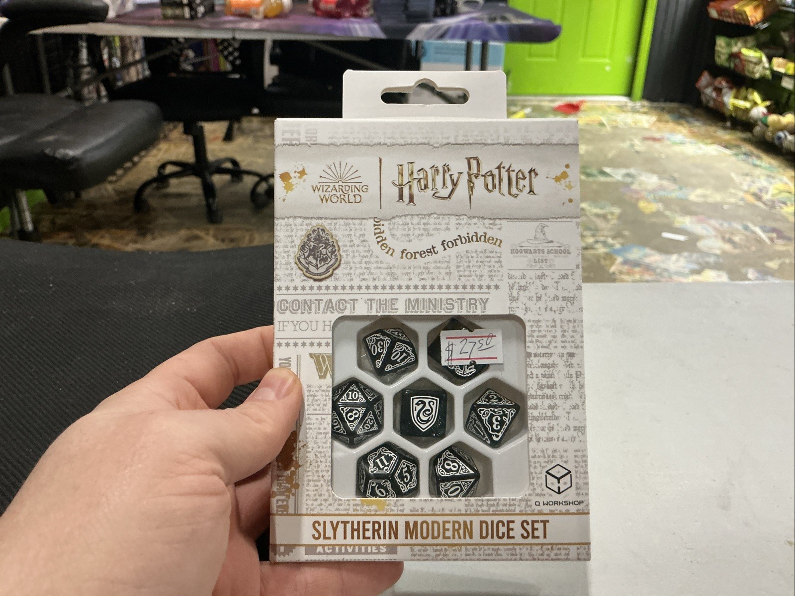 Harry Potter Slytherin Modern Dice Green