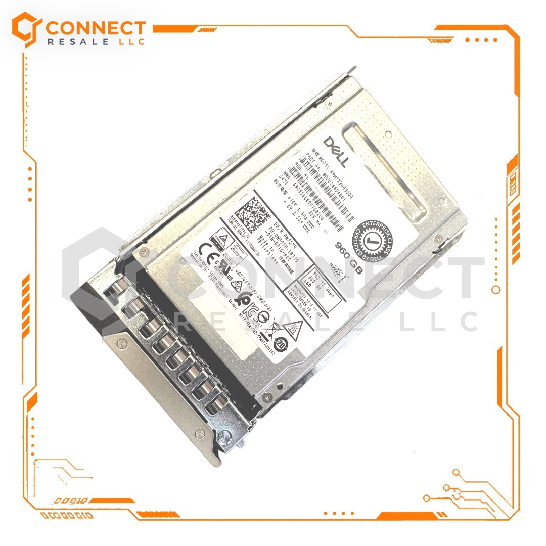 Dell WFGTH 960GB SAS 12Gbps Mixed Use 2.5'' 512e SSD 0WFGTH KPM5XVUG960G