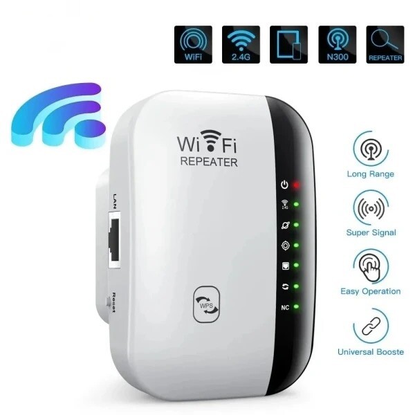 Wifi Range Extander Internet Booster 300Mbps router Wireless Repeater Amplifier