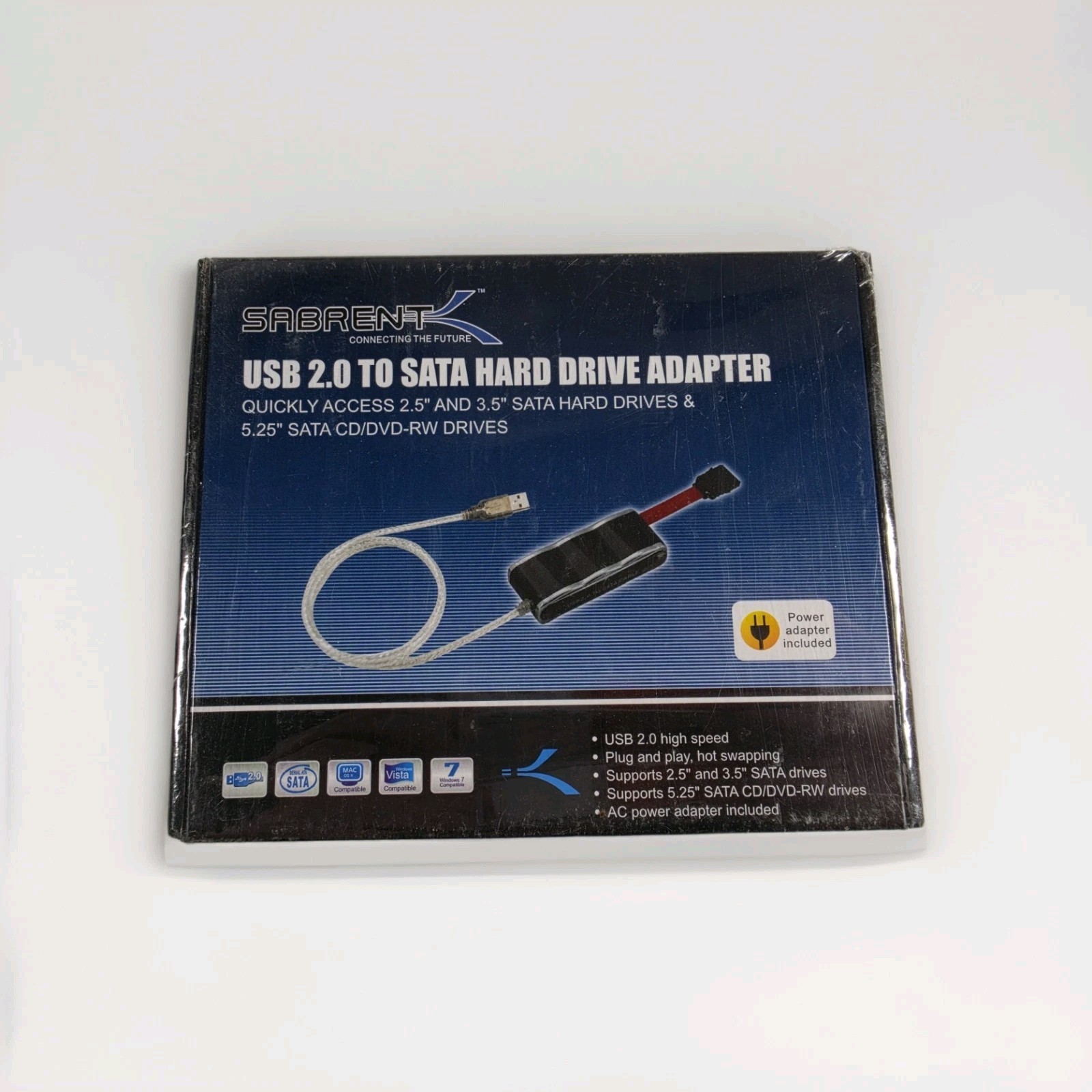 Sabrent Connecting Differently USB 2.0 To Sata Hard Drive Adapter - NEW