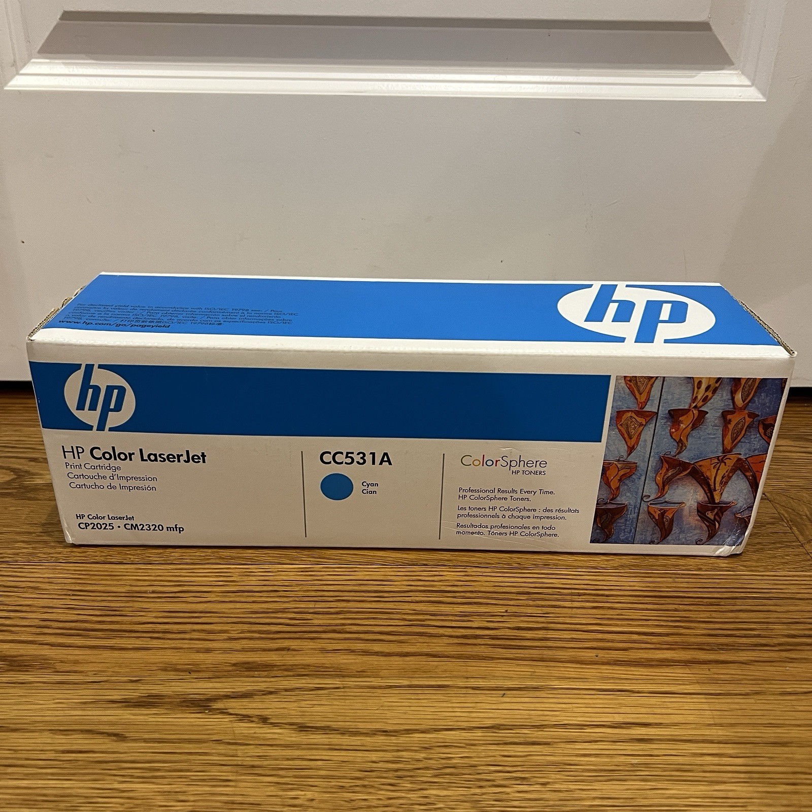 New HP Color Sphere CC531A Cyan Print Cartridge Genuine Unopened Brand New