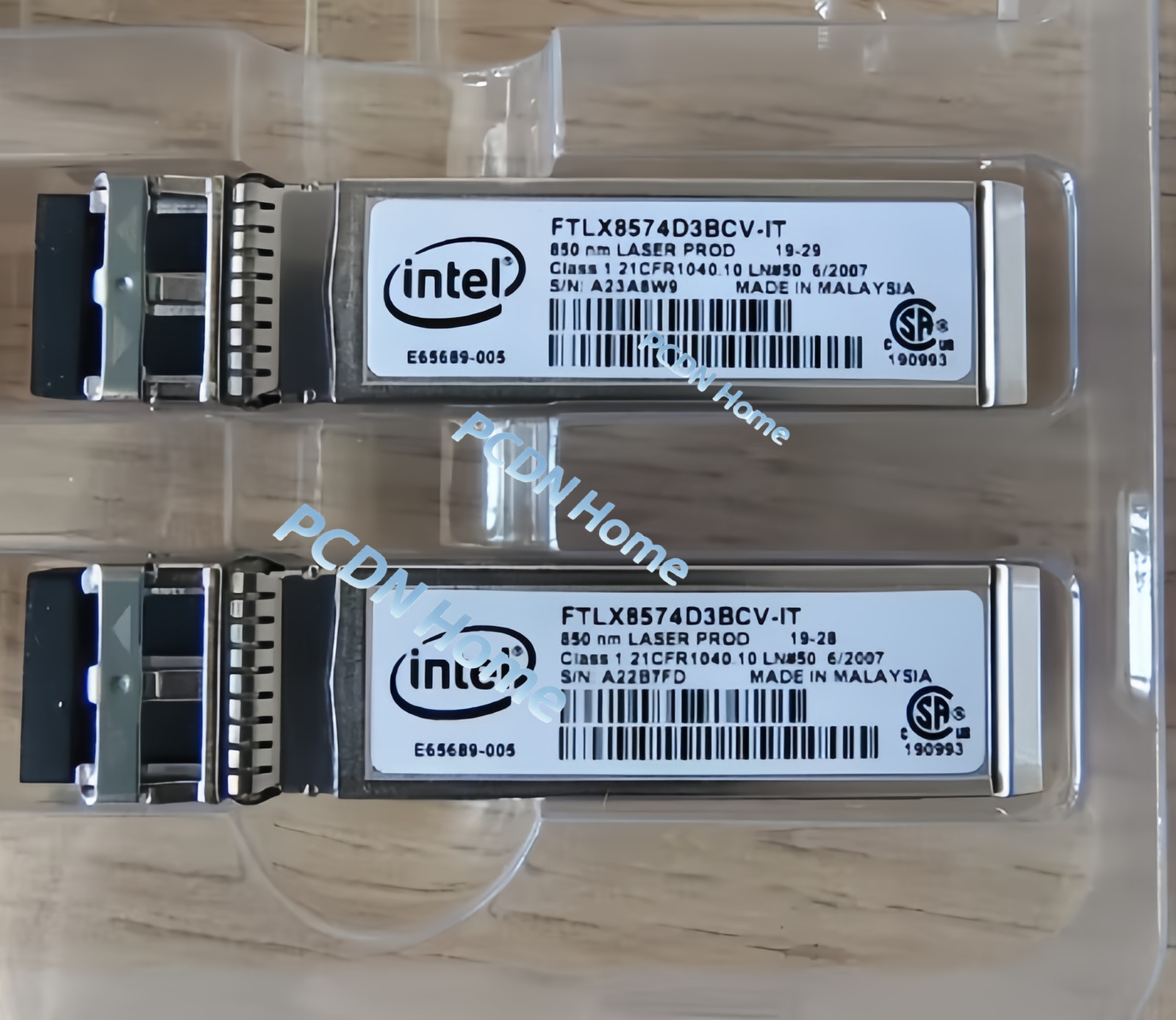 1Pcs Intel FTLX8574D3BCV-IT 10G Multimode SFP+ Transceiver E65689-005