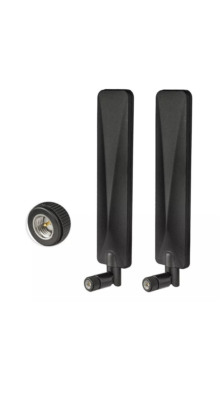 Bingfu 4G LTE Antenna 9dBi SMA Female Cellular Antenna (2-Pack) Compatible w/ 4G