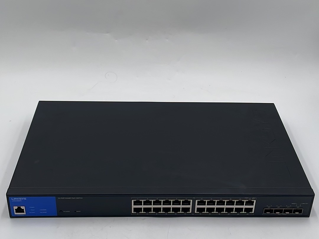 Linksys LGS328MPC 24-Port Managed Gigabit PoE+ Switch with 4 10G SFP - AS IS
