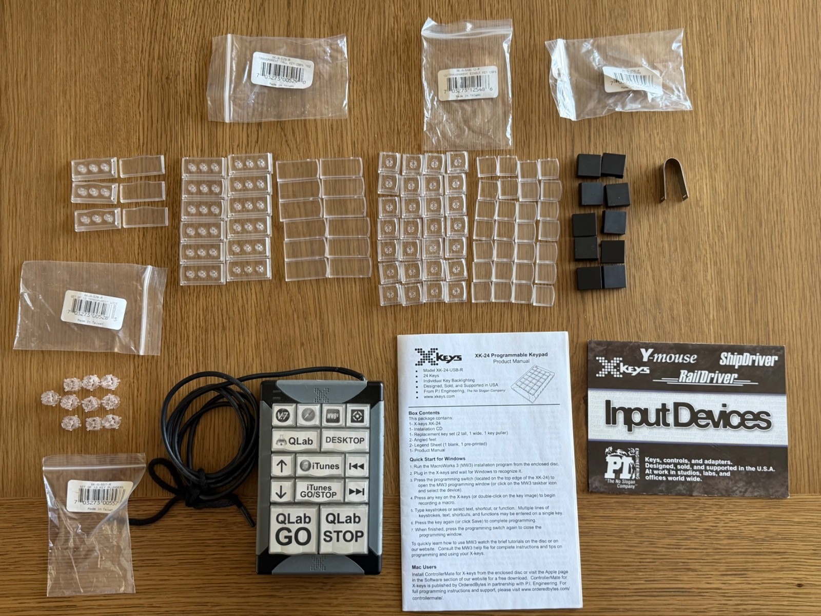 P.I. Engineering X-Keys XK-24 Programmable USB Keypad / Macro Controller