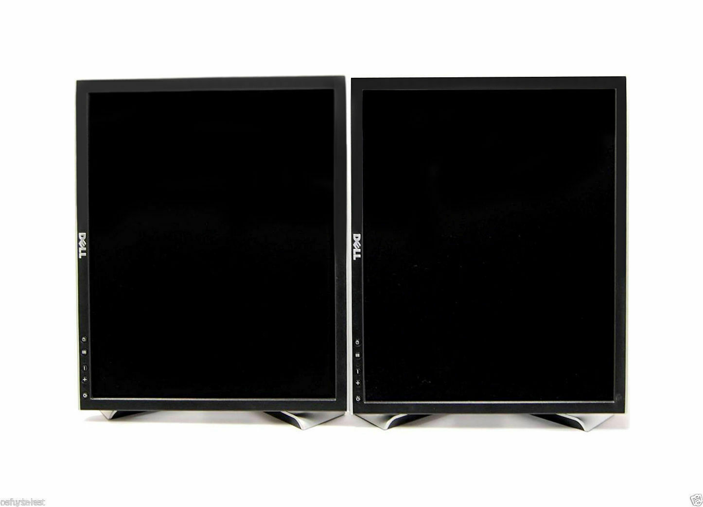 🔥Dual Dell UltraSharp Professional Black 17-inch LCD Monitors W/cables grade A