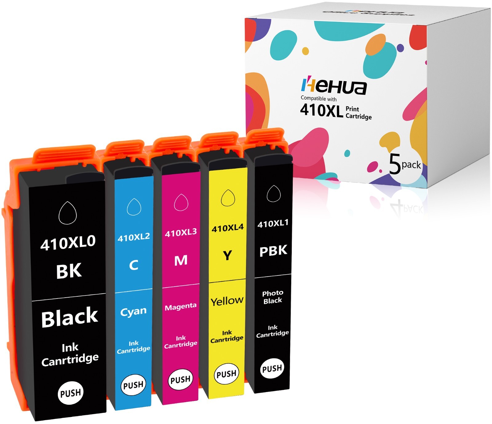 5P 410XL T410XL Ink For Epson Expression Home XP-830 XP-630 XP-7100XP-530 XP-635