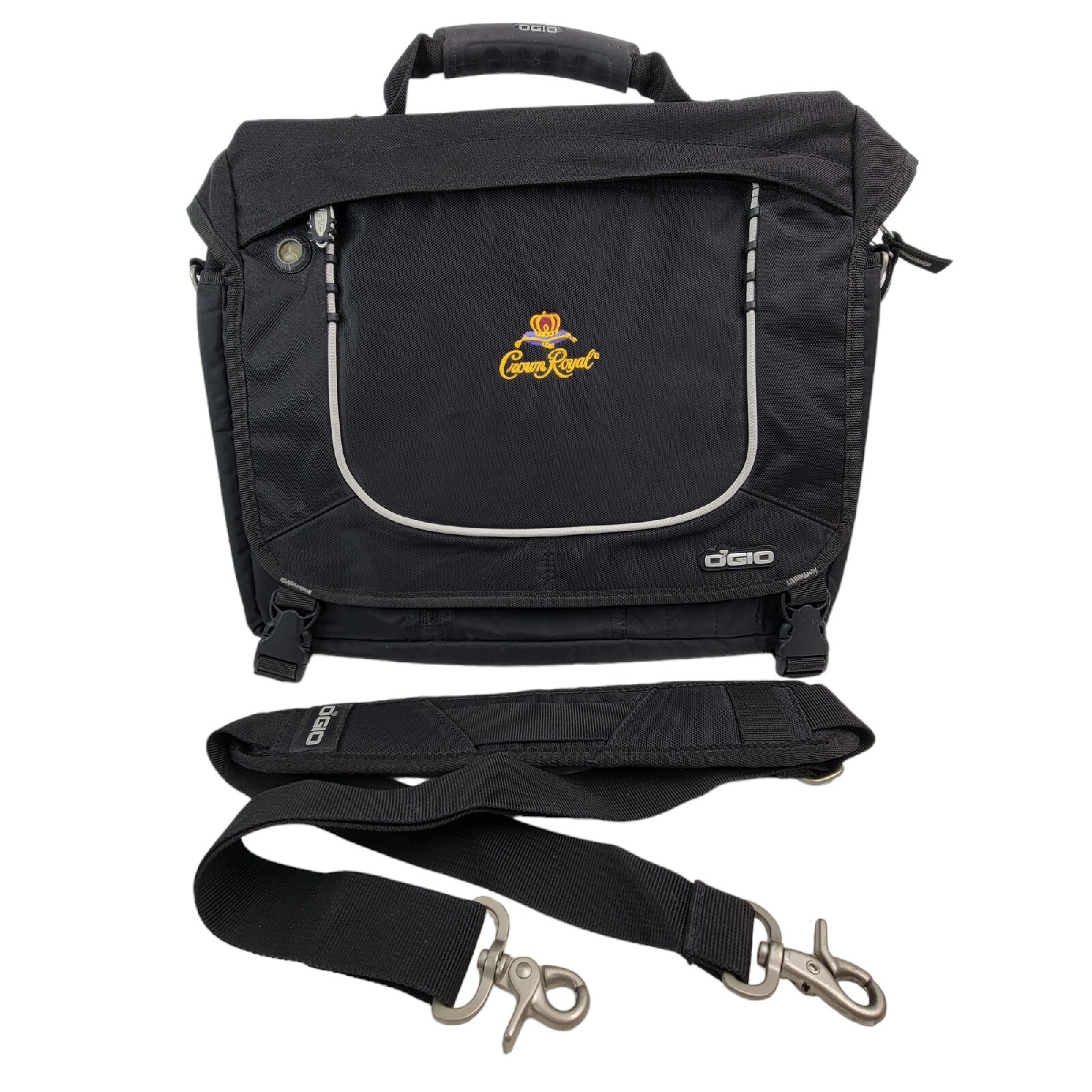 OGIO Jack Pack Laptop Messenger Bag Briefcase "Crown Royal Logo" Luggage Slide