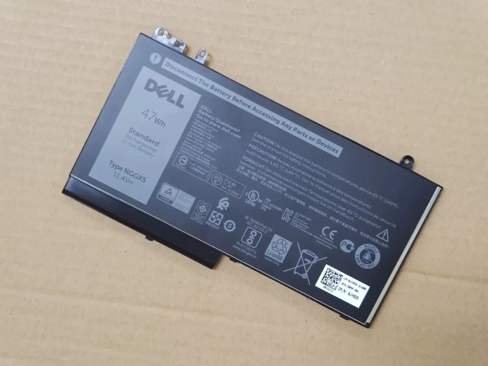 OEM Genuine NGGX5 Battery For DELL Latitude E5570 E5250 E5270 E5470 JY8D6 954DF