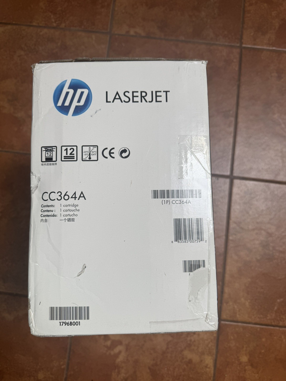Genuine HP 64A Black Toner Cartridge CC364A HP LJ P4014, P4015, P4515 Sealed