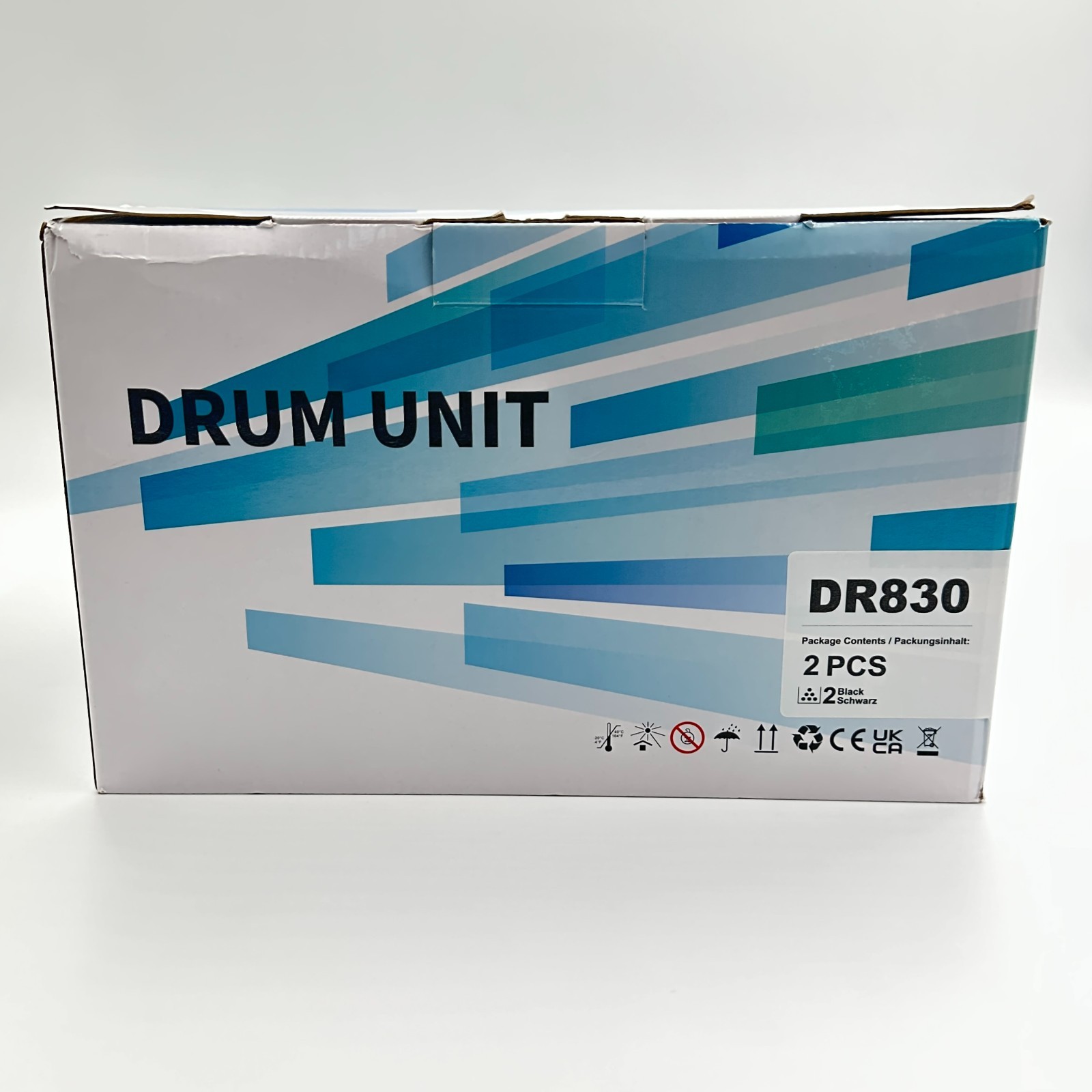DR830 Drum Unit Replacement for Brother DR-830 Black HL-L2460DW HL-L2480D 2 Pack