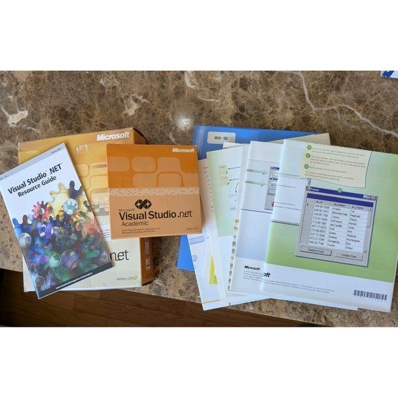 Microsoft Visual Studio .NET Academic 2002 w/ Product Key & Resource Guide