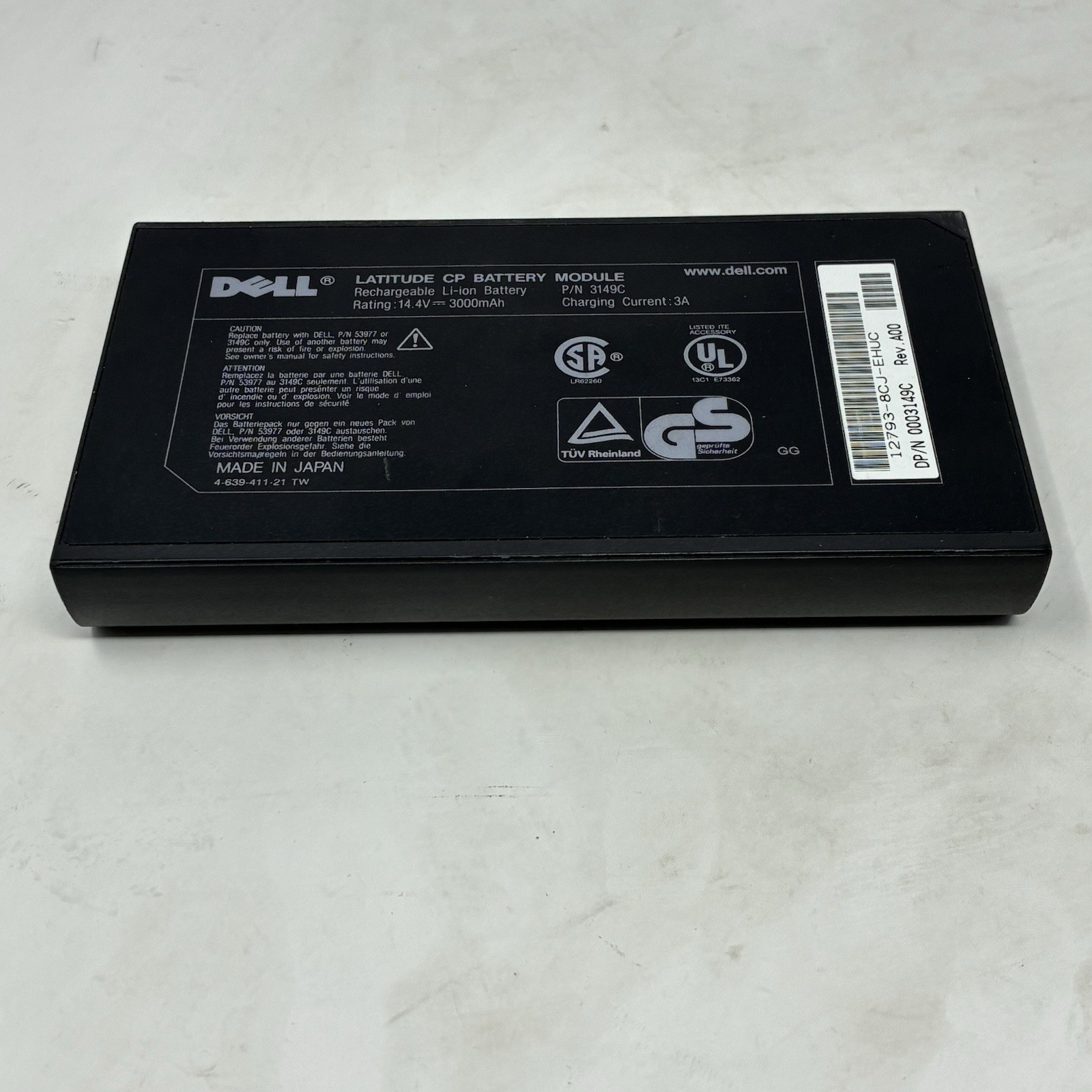 Dell Latitude CP Battery Module 3049C Tested Working