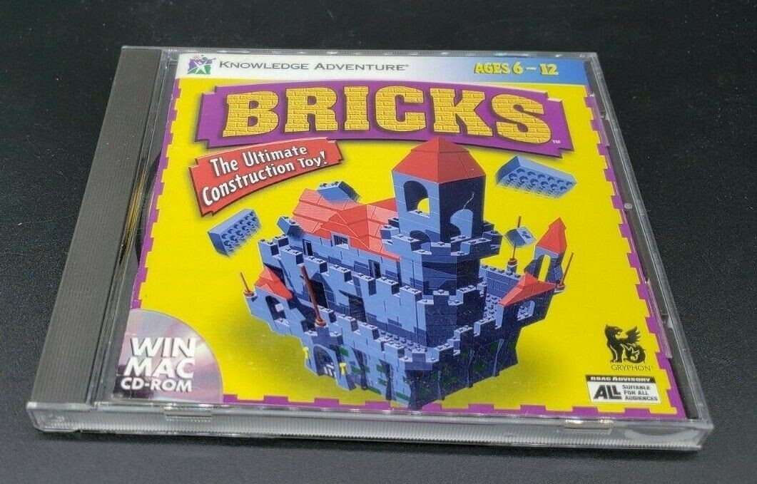 Bricks by Knowledge Adventure Vintage Windows Mac CD-ROM DISC ONLY #E378