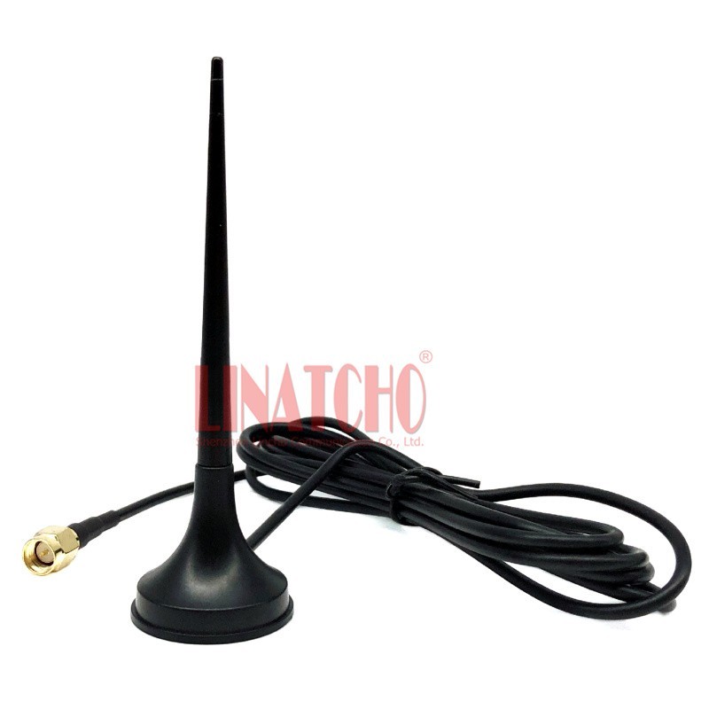 3DB 824-960 1710-2170MHz GSM 2G 3G Small Omni Magnetic Base Antenna SMA Male
