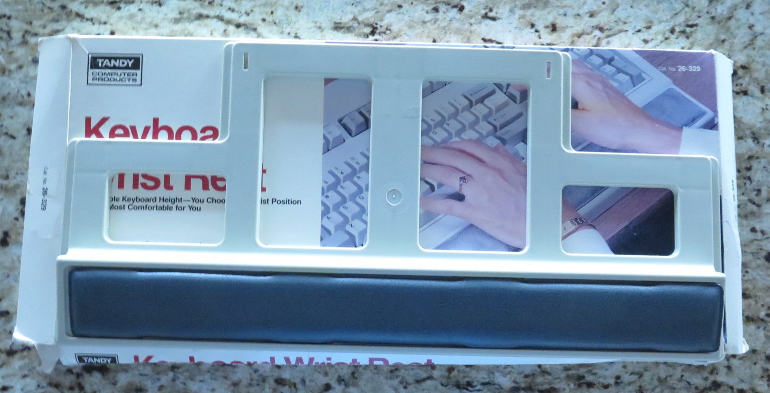 Tandy Wrist Rest for Keyboard in Original Tandy Box Made in USA