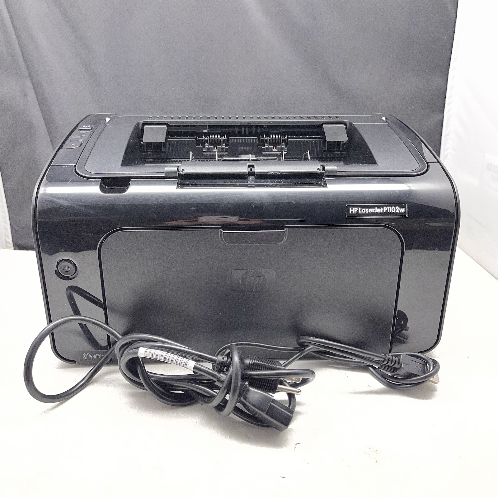 HP LaserJet P1102w Monochrome Laser Printer With Toner USB Wireless H1