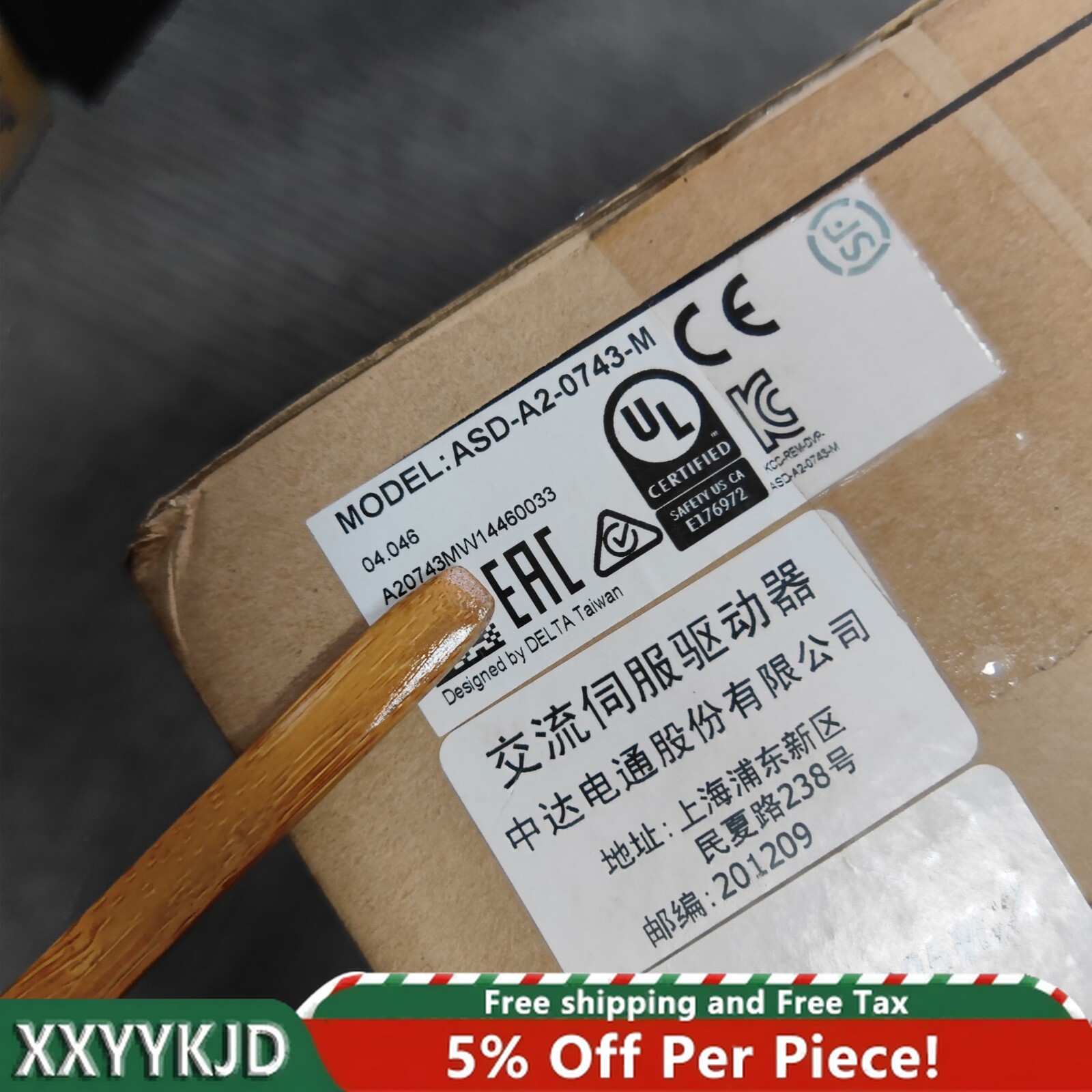 1PC NEW IN BOX Delta Servo Drive ASD-A2-0743-M 750W 380V Fast Delivery#XR