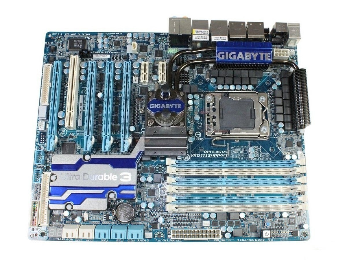 For Gigabyte X58A-UD7 motherboard X58 LGA1366 6*DDR3 24G ATX tested ok