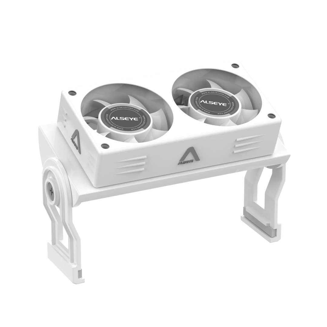 Alseye RAM cooler ram memory cooler with dual 60mm fan PWM 1500-4000RPM