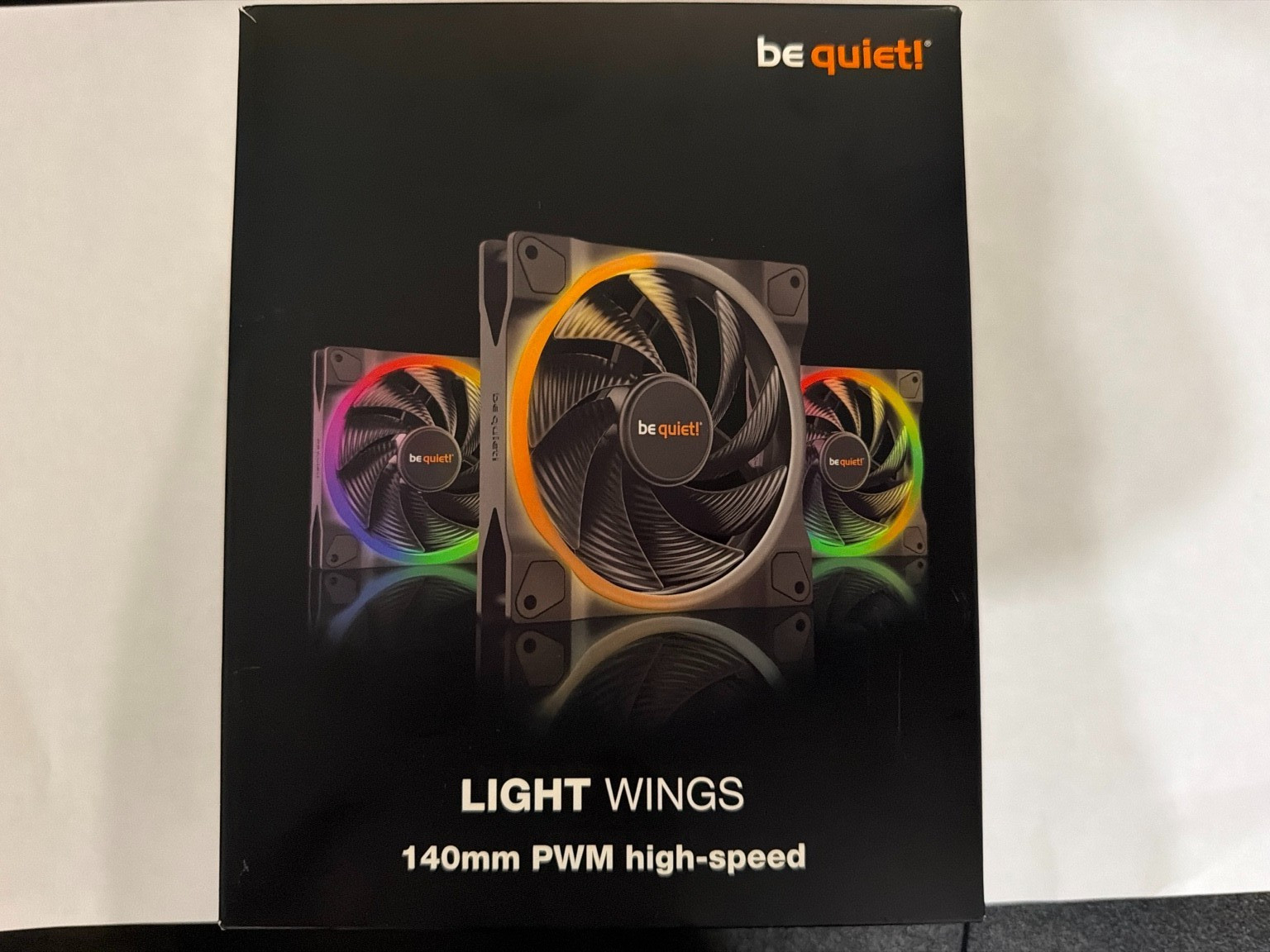 be quiet Light Wings PWM ARGB 140mm Case Fan (3-Pack)