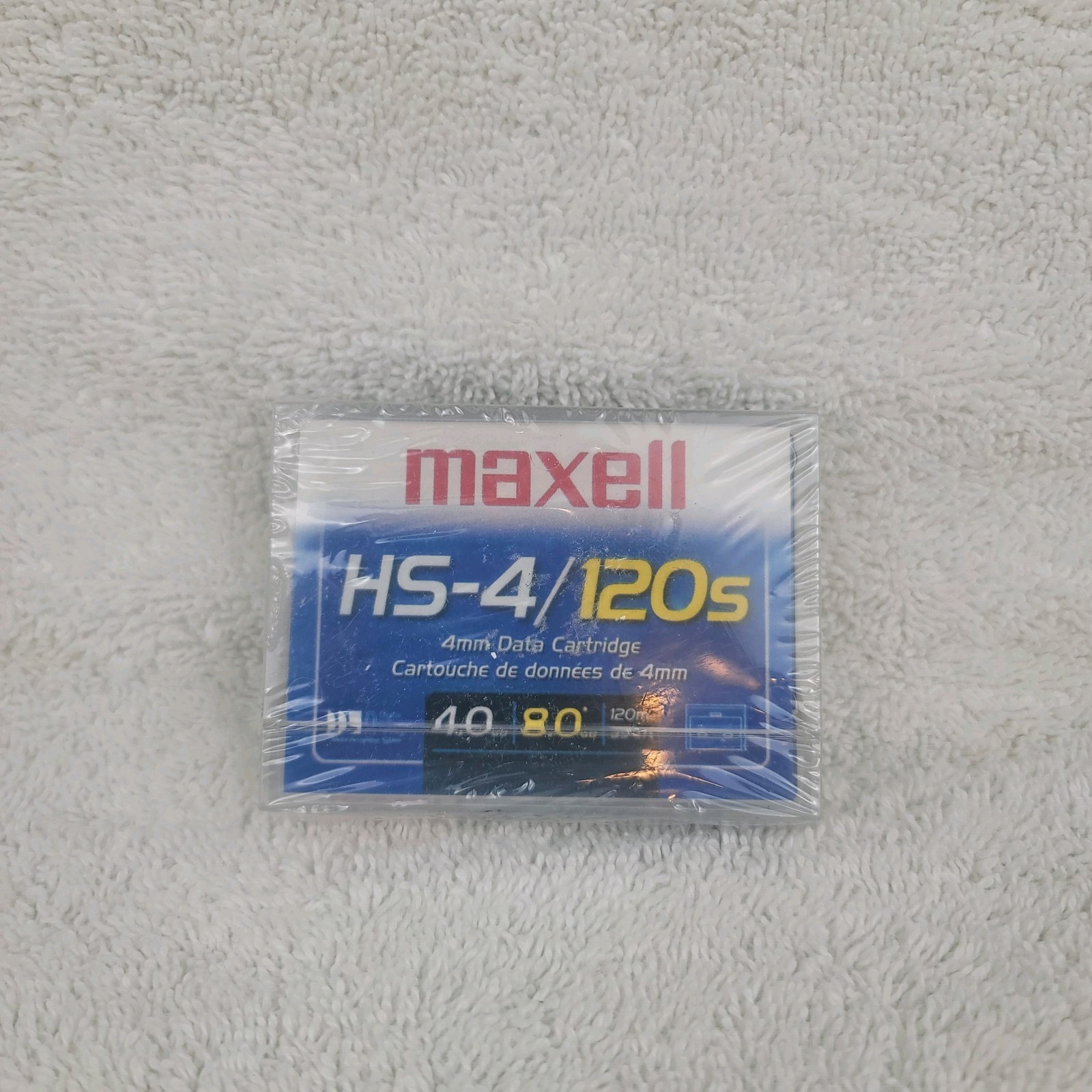 Maxell HS-4/120 Computer Grade DDS Data Storage Cartridge Sealed 4G Nat 8G Compr