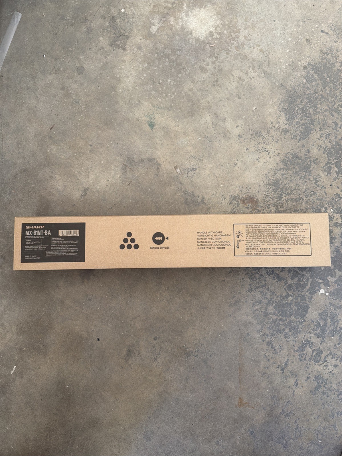 Genuine Sharp MX-61NT-BA Black Toner Cartridge OEM
