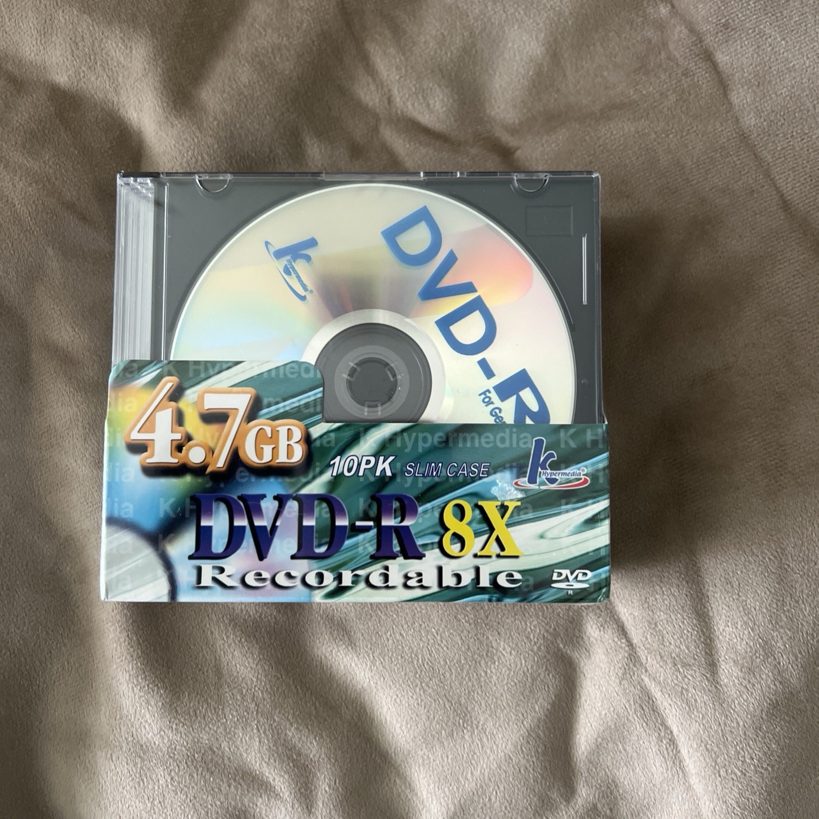 K Hypermedia DVD - R 8X Recordable 4.7 GB 10 PK Brand New Sealed
