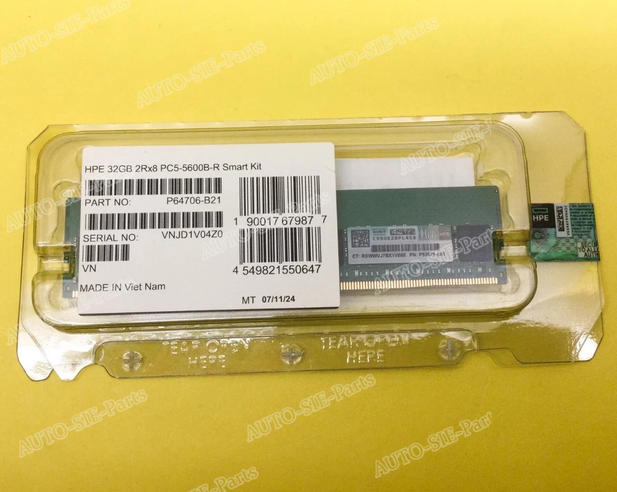 NEW P64706-B21 P53626-0A1 HPE 32GB 2Rx8 DDR5 PC5-5600 RDIMM G11 Server Memory