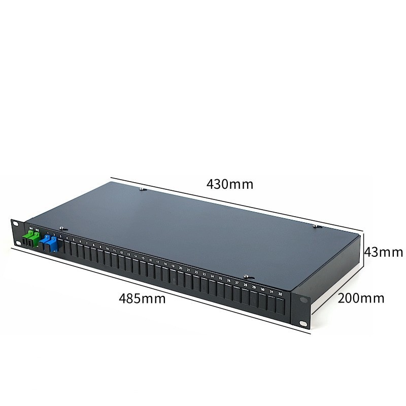 2x2/4/8/16/32 Rackmount PLC SC/FC UPC 19inch Fibre Optic Splitter Optic Splitter