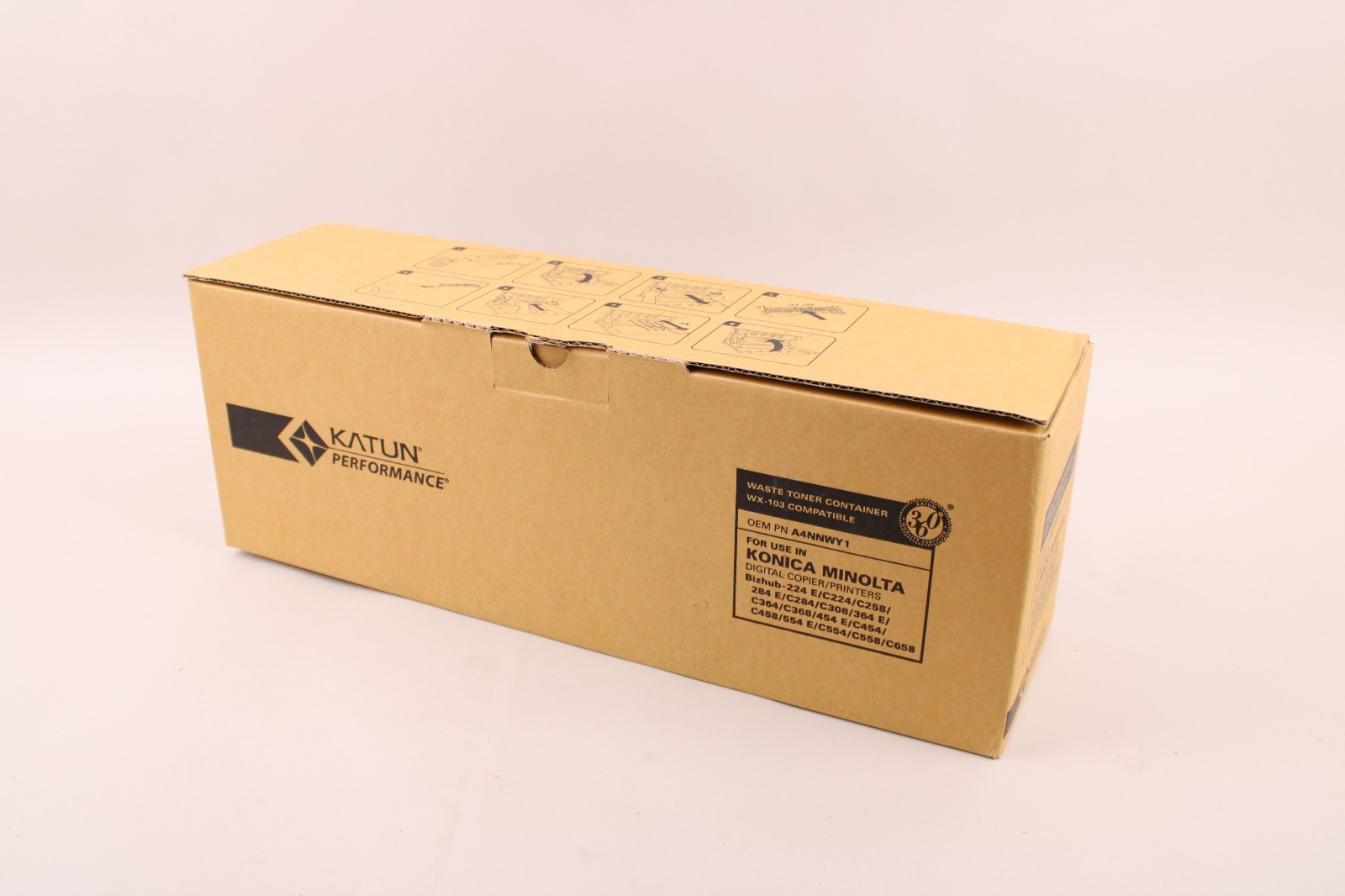 NEW Katun WX-103 Waste Toner Box Performance Konica Minolta Bizhub OEM A4NNWY1